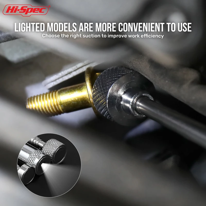 1 قطعة عصا لاقط مغناطيسية تلسكوبية مع سعة 8 رطل طول قابل للتعديل لسهولة استرجاع المكسرات والبراغي في المناطق الحدقة