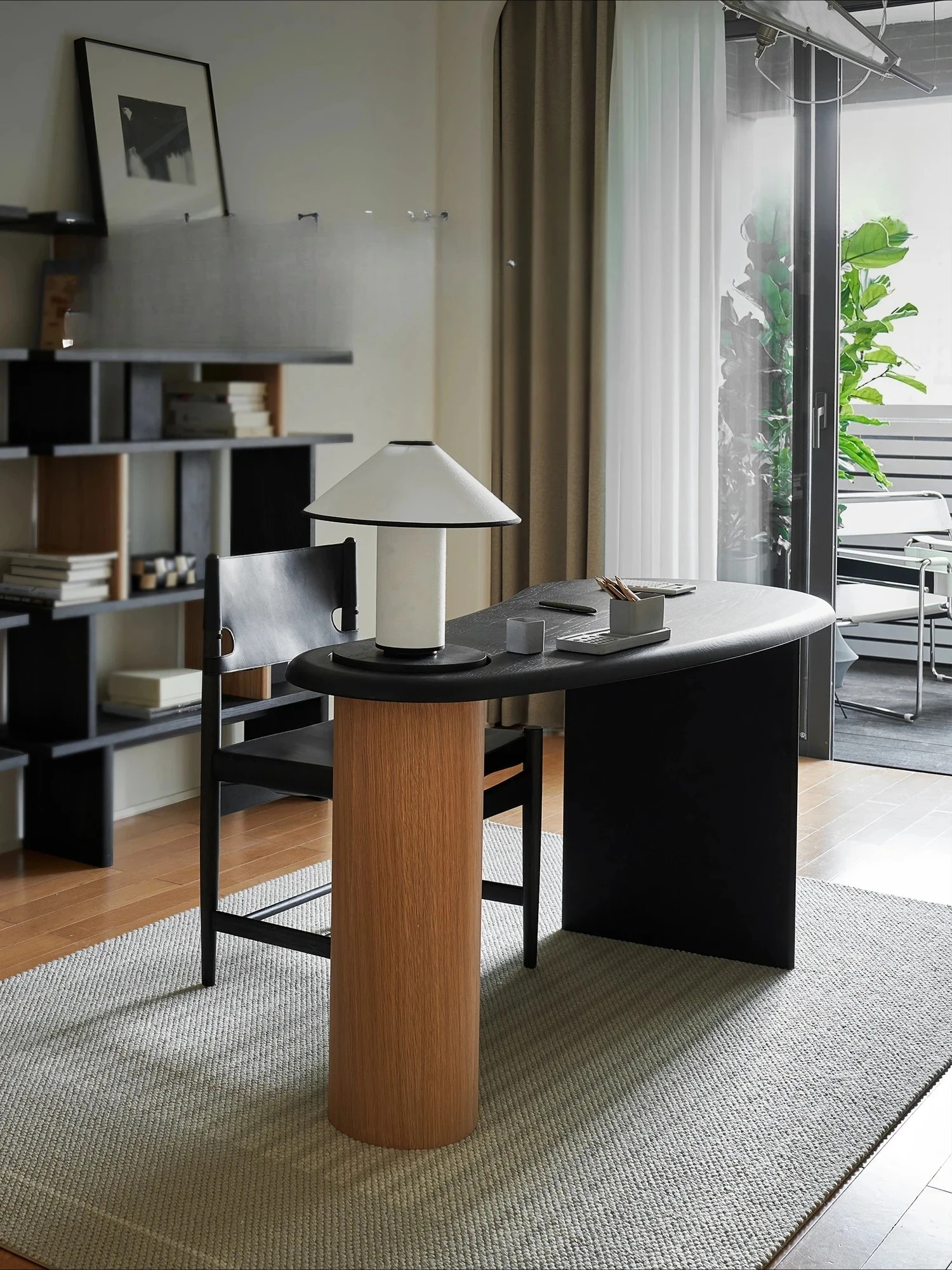 Y Solid Wood Work Desk Nordic Simple Study Designer Computer Desk Bedroom Home