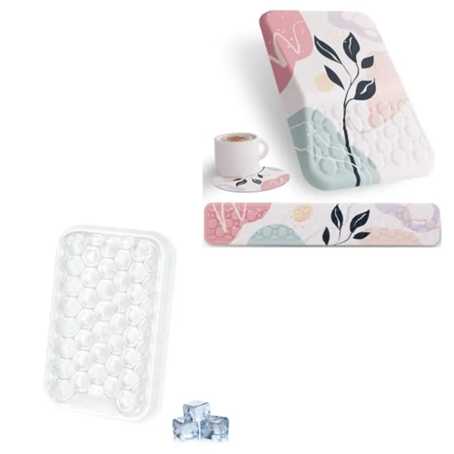 

Розовый эргономичный коврик для мыши с подставкой для запястья и подставкой для запястья для клавиатуры для компьютера, офиса, игр