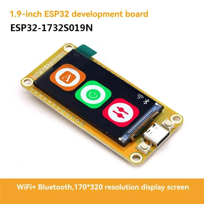 ~【A48T HOT】ESP32-S3 Smart Display Module 1.9 Inch IPS LCD TFT 170X320 8M PSRAM 16M Flash Wifi Bluetooth For Arduino LVGL