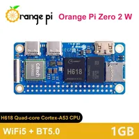 Orange Pi Zero 2 W 1GB RAM DDR4 Mini PC Allwinner H618 Orange Pi Zero 2W WiFi Bluetooth SBC Single Board Computer Zero2W