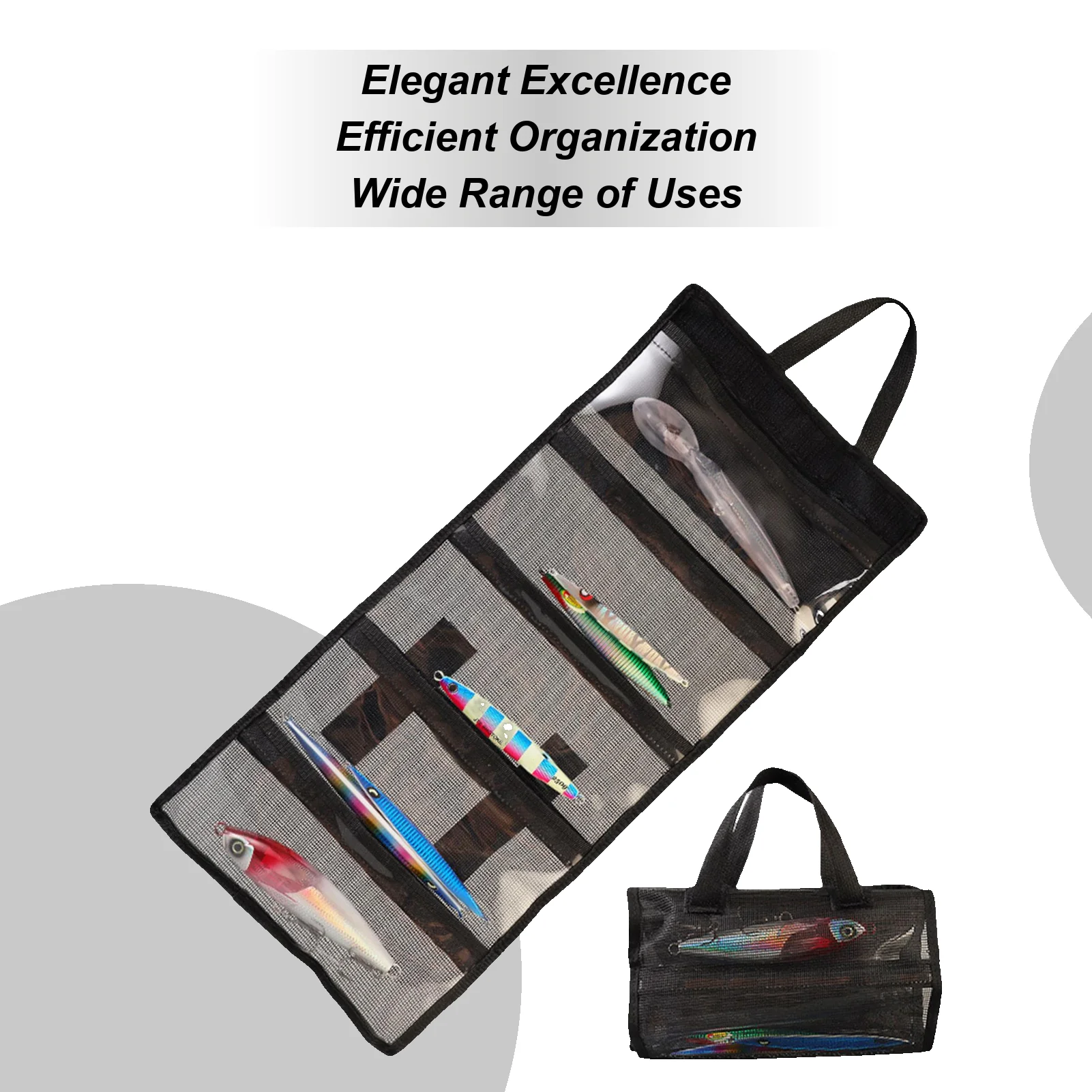 

Портативные сумки для рыболовных приманок, водонепроницаемые, дышащие, большой емкости, сумка для хранения рыболовных снастей, складные дизайнерские принадлежности