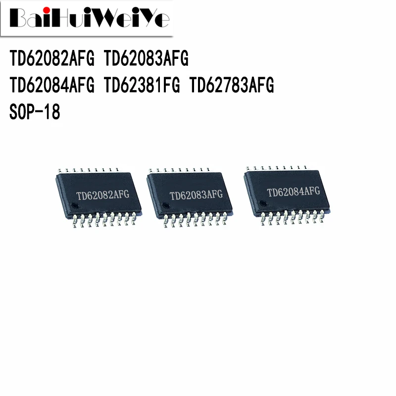 10Pcs TD62082AFG TD62083AFG TD62084AFG TD62381FG TD62783AFG TD62082 TD62083 TD62084 SMD SOP8 SOP-8 Good Quality Chipset