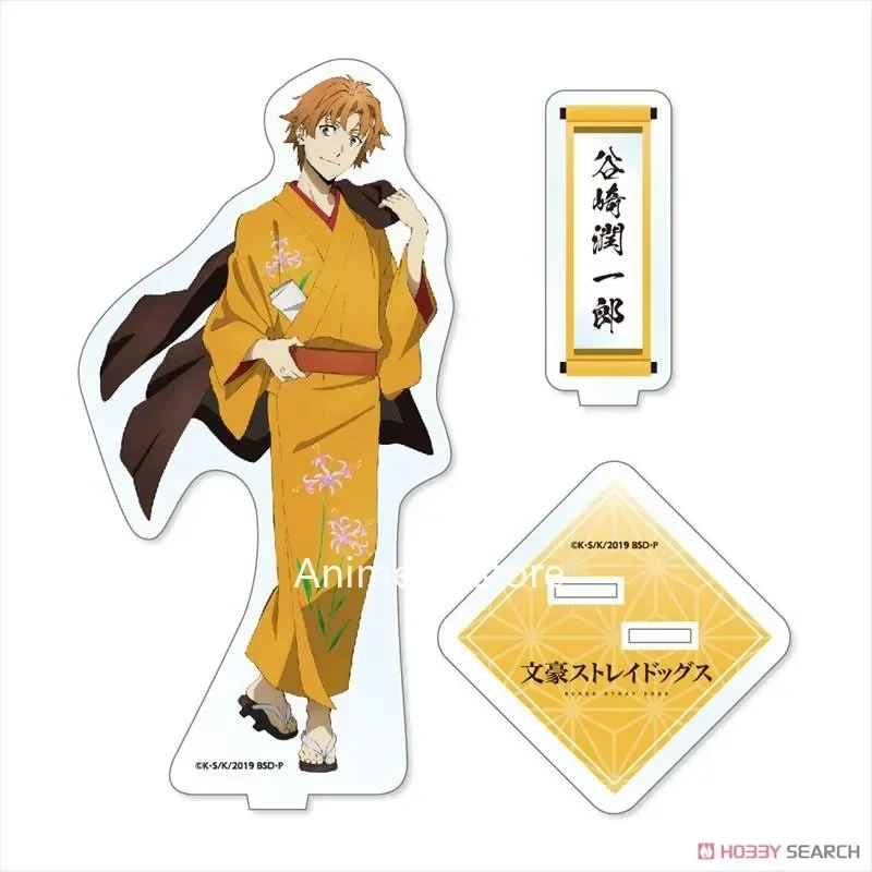 Anime Edogawa Ranpo Kunikida Doppo Tanizaki Jun-ichirou Acrylic Stand Model Kimono Cosplay Figure Doll for Gift