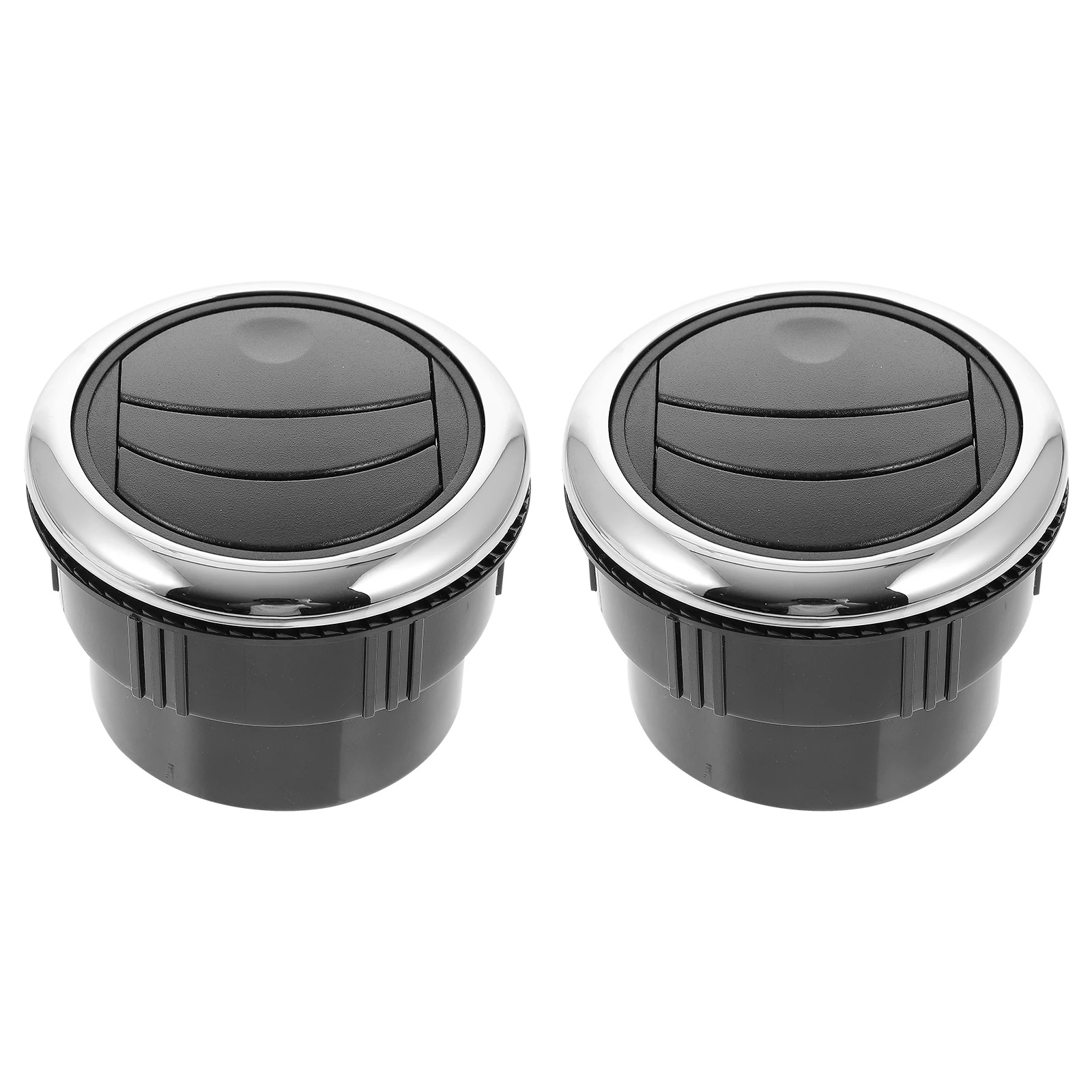 

2pcs Round Air Outlet Vent for Bus RV Durable ABS Adjustable Wind Direction Widely Used in Motor Homes Engineering Vehicles