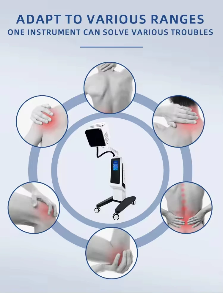 신체 통증 완화 자기 치료 재활 장비를 위한 물리 치료 테라헤르츠 회전 자기 치료 기계