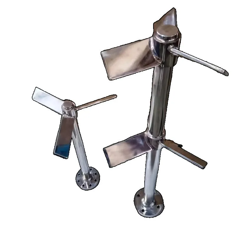 Corrosion-resistant stainless steel stirring shaft for large tanks
