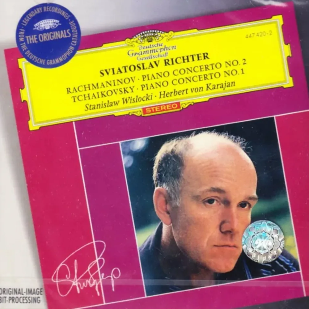 قرص مضغوط مستورد من سفياتوسلاف ريتشر تشايكوفسكي راشمانينوف بيانو كونترتوس - روائع كلاسيكية أسطورية لعشاق الصوت