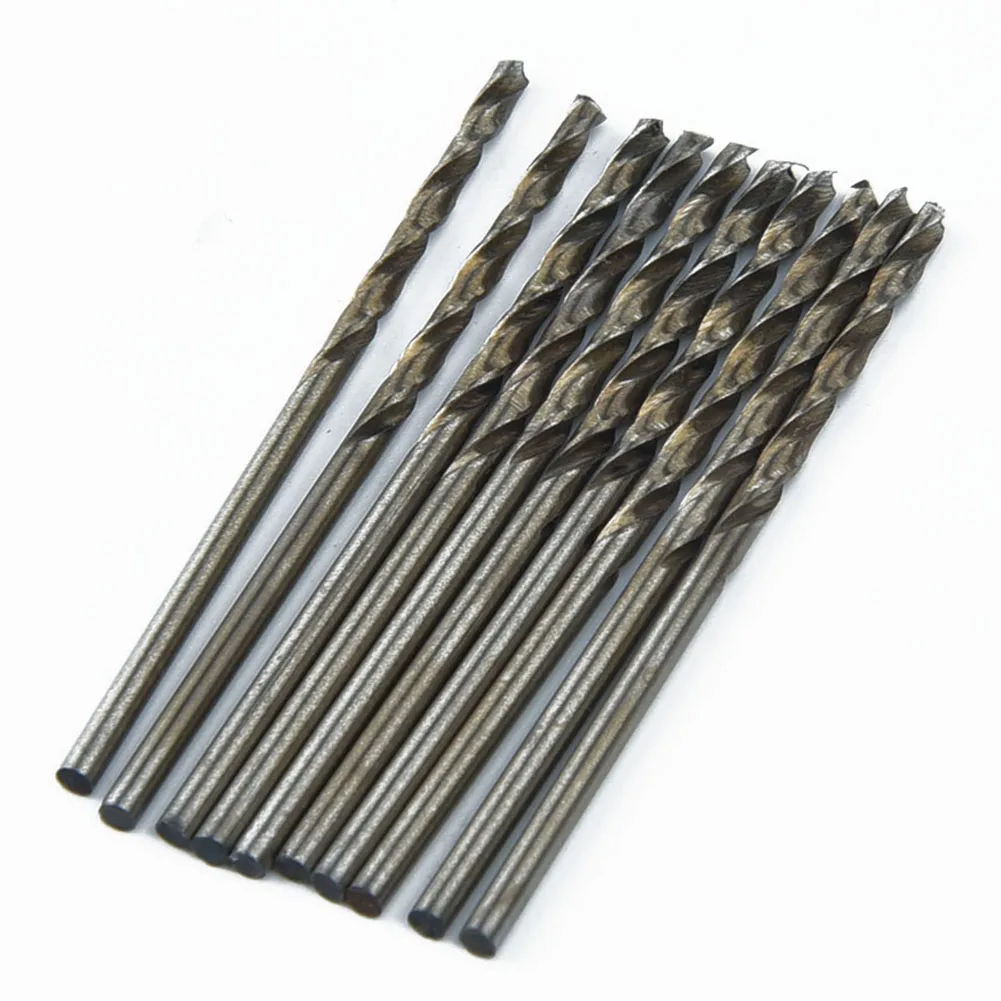 30pcs Small HSS Drill Bits for Steel Iron Aluminum and Plastics Straight Type 0.6mm 0.8mm 1.0mm 1.2mm 1.4mm 1.6mm 1.8mm 2.0mm