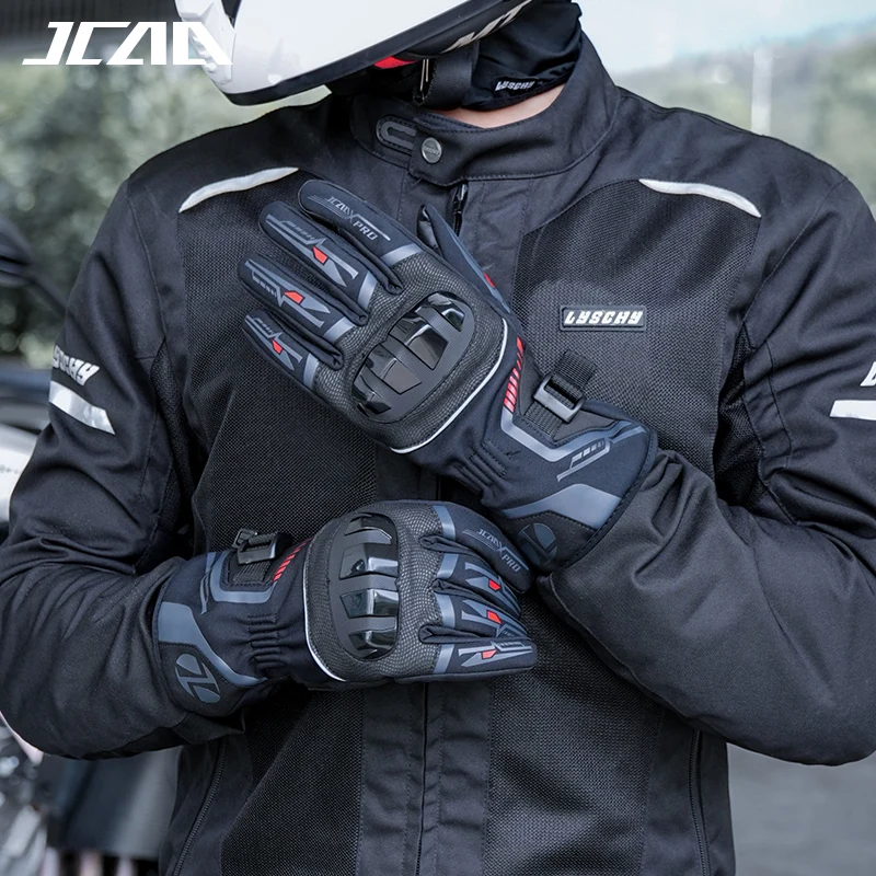 

Newest Winter Comfortable and Warm Waterproof Moto Riding Gloves PVC Shell Men Women Windproof Anti-Slip Motorcycle Gloves