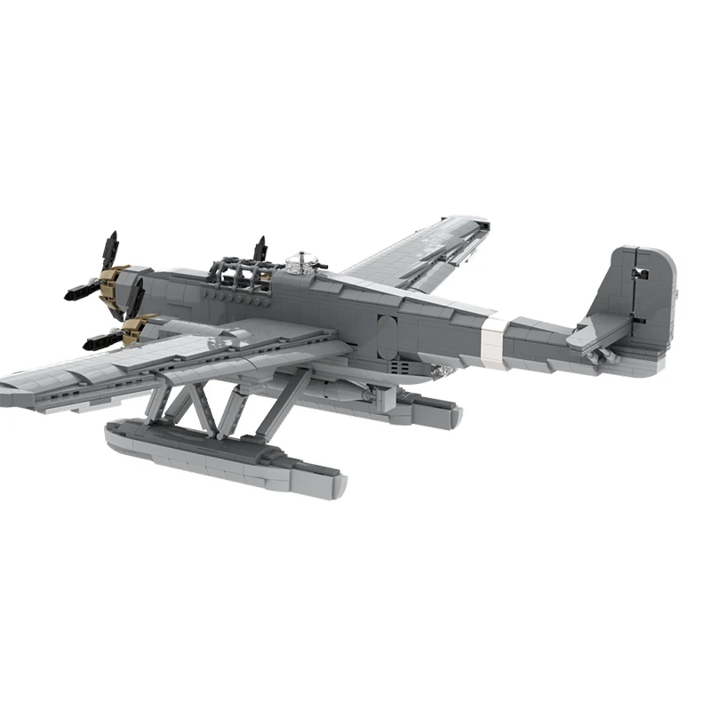 1481PCS NIEUWE DIY Z.506 Airone Bouwstenen Assembleren Watervliegtuig Transport Vliegtuig Model Speelgoed Verjaardagscadeau Technische MOC- 126914
