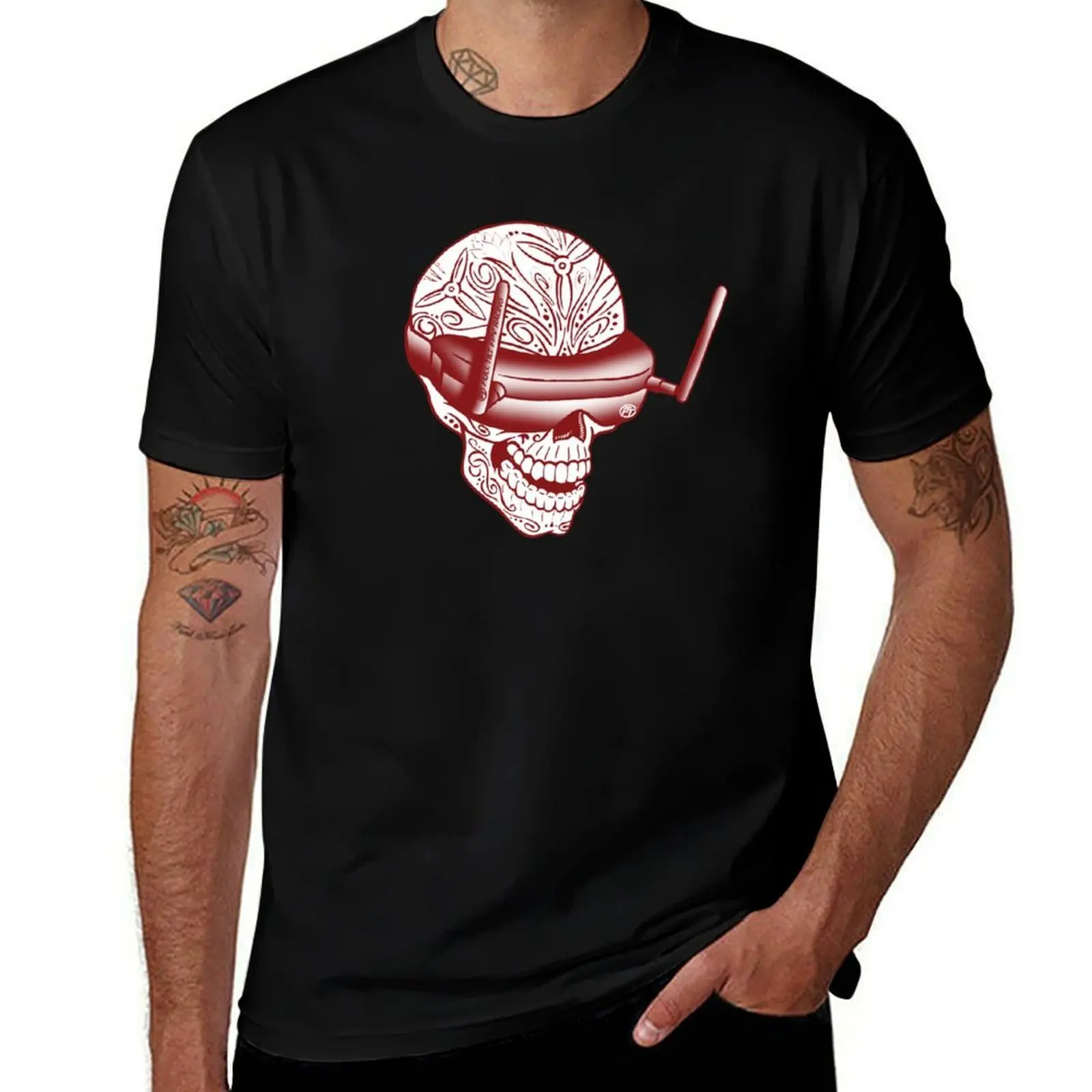 Full Tilt FPV Skully Graphic T-Shirt Casual Daily Outfit T-Shirt