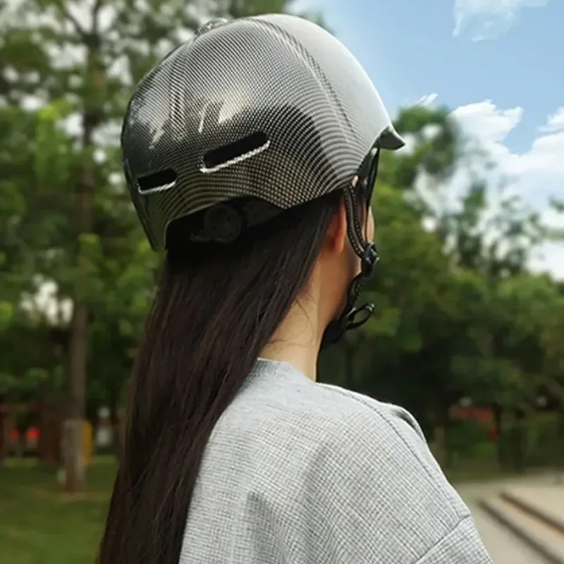 New Motorcycle Helmet Baseball Cap Style Bicycle Half Helmets Motorbike Scooter Helmet Hat Half Face Vintage Helmets Accessories