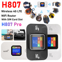 H807 H807 Pro 4G LTE Modem Wireless Wifi Router 150Mbps Mobile WiFi Routers Portable Pocket Mini Wi-Fi Device With Sim Card Slot