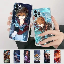 Tartaglia Childe Genshin Impact Phone Case For IPhone 15 14 11 12 13 Mini Pro XS Max Cover 6 7 8 Plus X XR SE 2020 Funda Shell