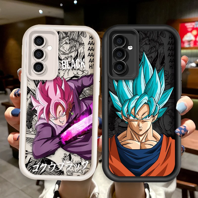 Dragon Balls Saiyans Blue For OPPO A98 94 92 78 76 74 72 58 57 54 53 2020 Find X5 3 Pro 5G 4G Soft Eye Ladder Phone Case