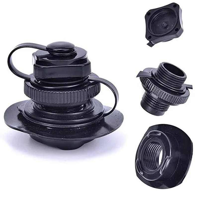 Durable Plastic Safety Air Valve Mouthpiece One-Way Inflatio for Inflatable Boat Rubber Kayak Tender Raft Mattress Air Mattress