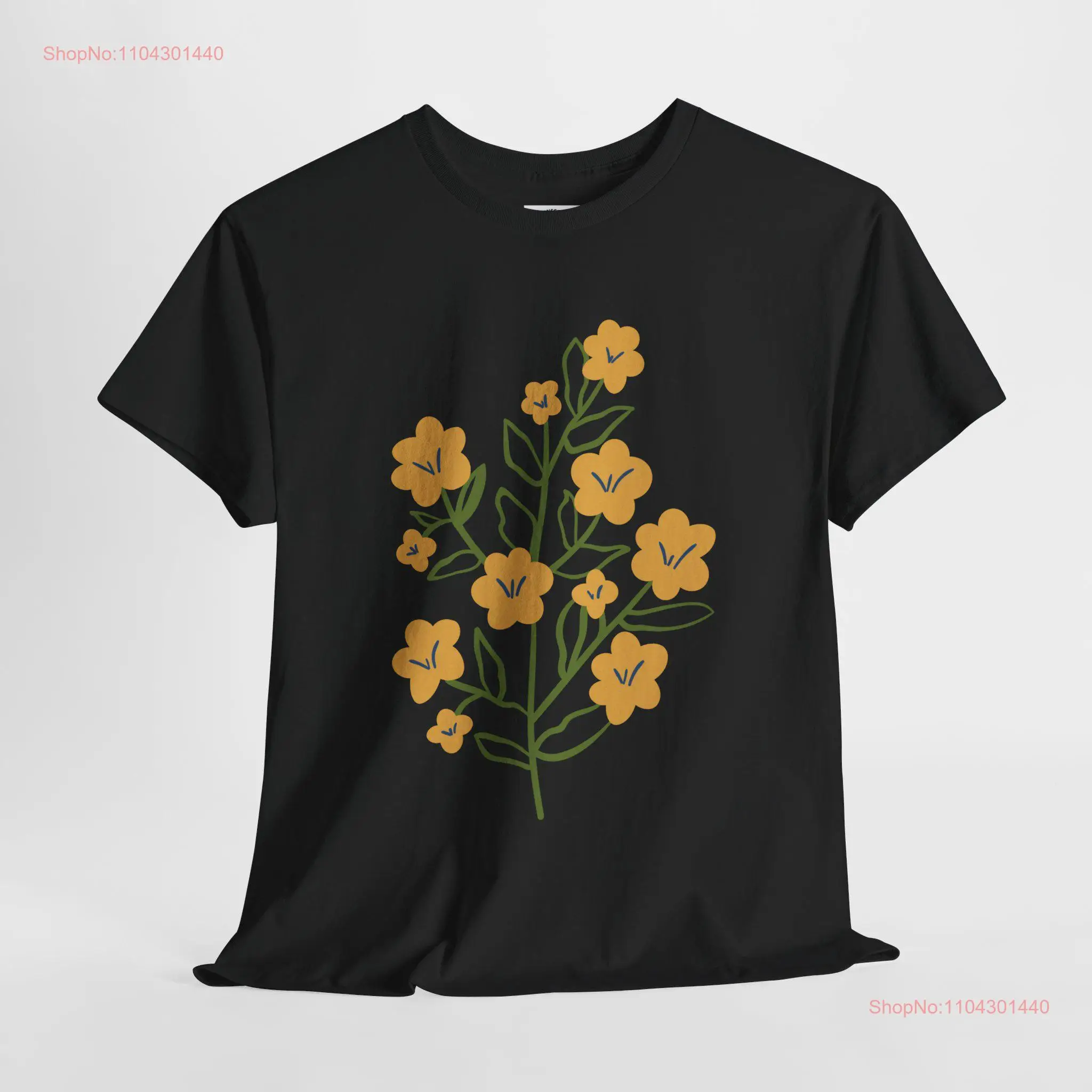 Whimsical Floral Bouquet T Shirt Playful and Artistic Flower Design Nature Inspired Fashion Bold Beautiful Style