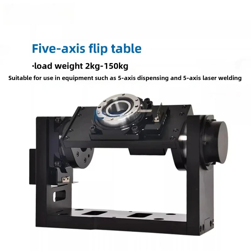 5-Axis Hollow Rotary Platform, Servo & Stepper High Precision Rotating Stage for Dispensing and Welding Applications