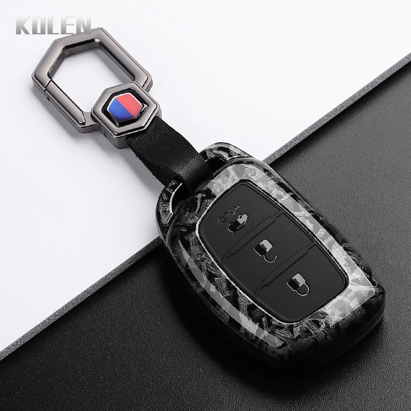 ABS Carbon Fiber Car Key Case Cover For Hyundai Tucson Santa Fe Rena Sonata Elantra Creta Ix35 Ix45 I10 I30 I40 Accessories Bag - view 4