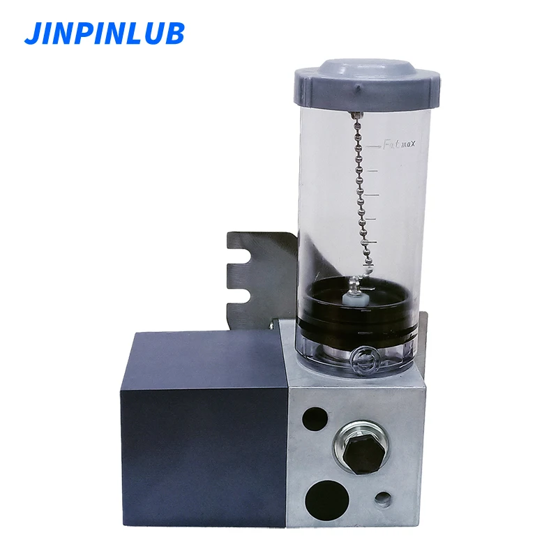JINPINLUB EGM-3P 300ml Progressive Electric Grease Pump for CNC Lubrication with Low Level Switch And Feed Button