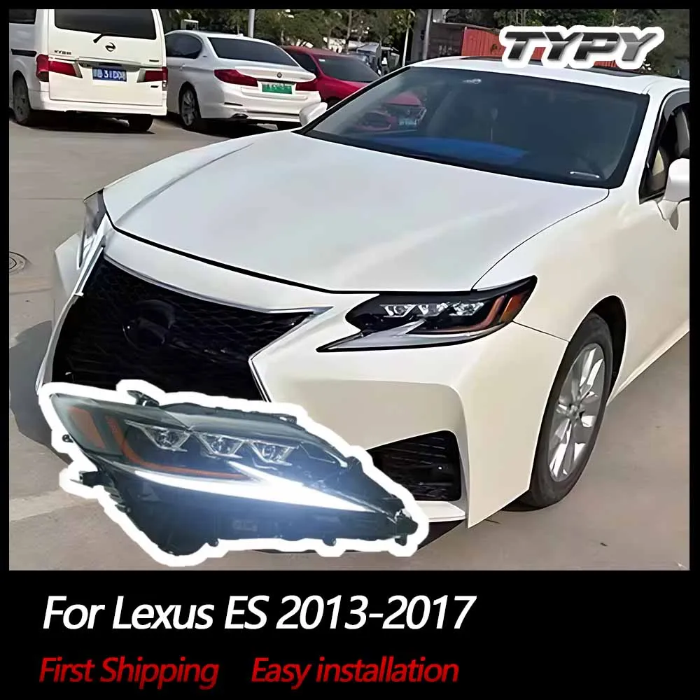 

TYPY Car Headlights For Lexus ES 2013-2017 LED Car Lamps Daytime Running Lights Dynamic Turn Signals Car Accessories