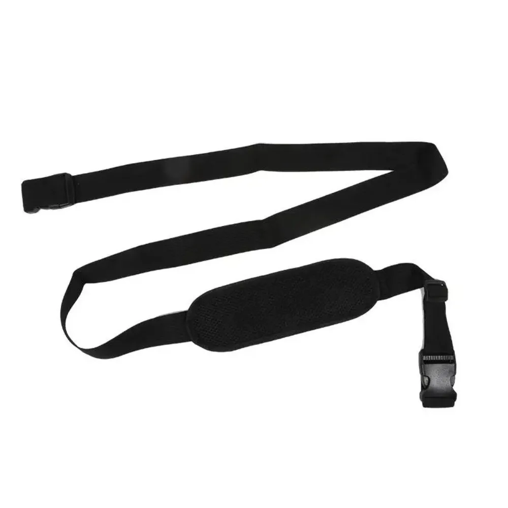 Black Adjustable Folding Bicycle Shoulder Strap Load Reducing Portable Beach Chair Storage Strap Non-Slip Nylon