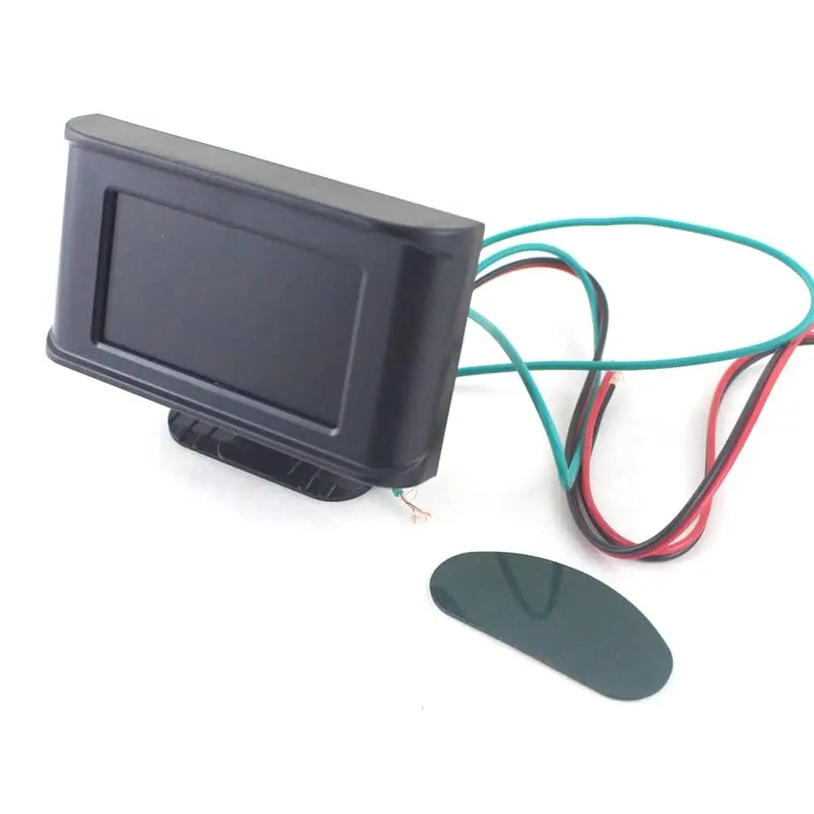 LCD الرقمية سيارة/شاحنة الفولتميتر الجهد مقياس مستوى الوقود متر (12 فولت/24 فولت) العالمي
