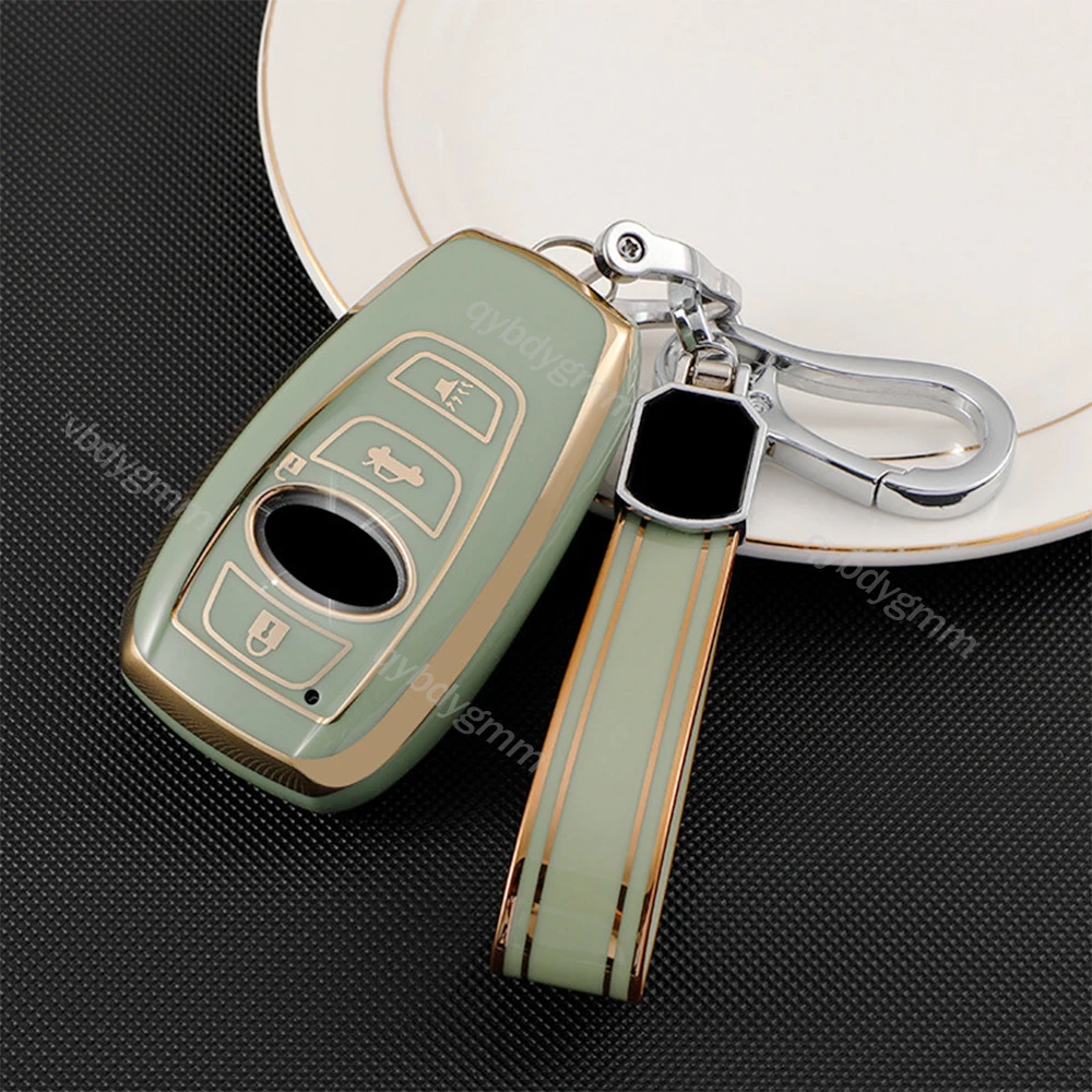 

Soft TPU Full Covered Car Remote Key Fob Case Holder Shell Keychain Fits For Subaru Fitsester Outback Keyless Accessories