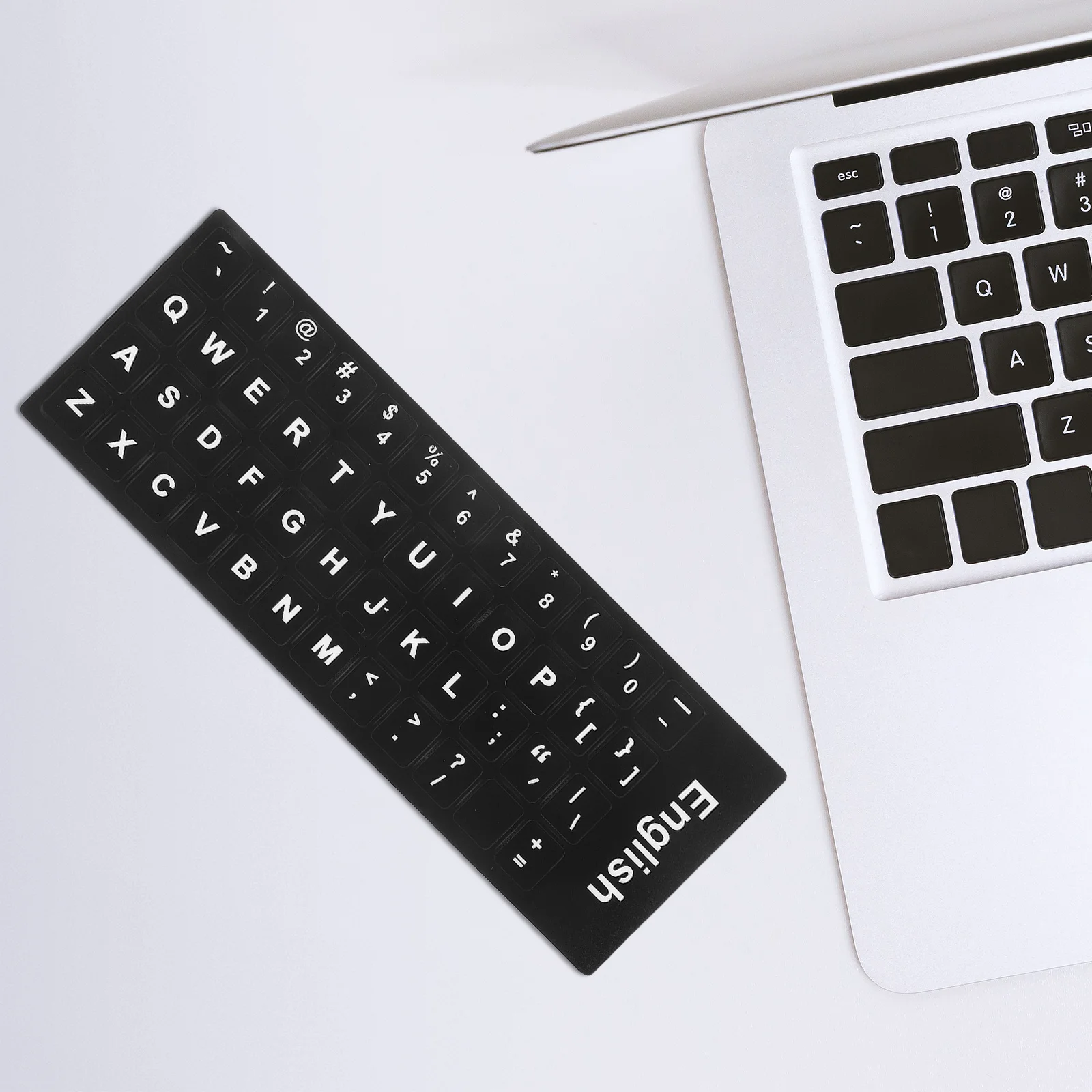 Autocollants de clavier pratiques pour ordinateur portable mécanique, lettrage clair, surface antidérapante, compatibilité universelle