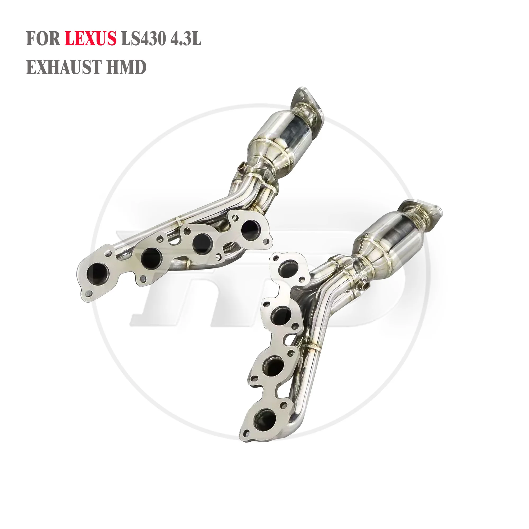 HMD Exhaust System For Lexus LS430 4.3L 3UZ Exhaust Manifold Catalyst Downpipe High Flow Exhaust System Performance Upgrade