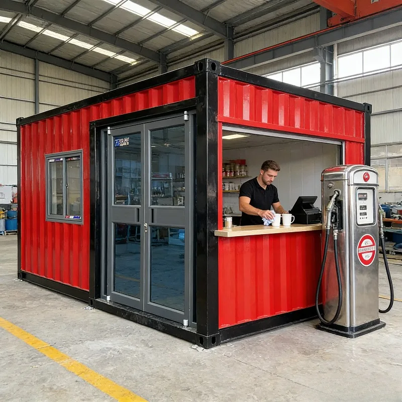 Spacious 40ft Double Wing Container House Expandable Room for Family Home