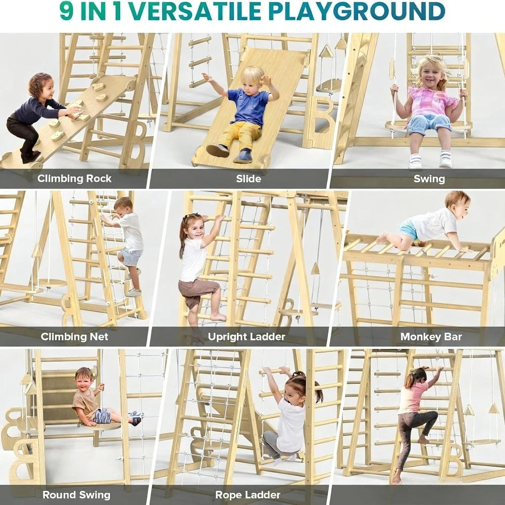 Parco Giochi Interno 9-in-1 pe - Kids Outdoor Swing And Slide recensione e prezzo