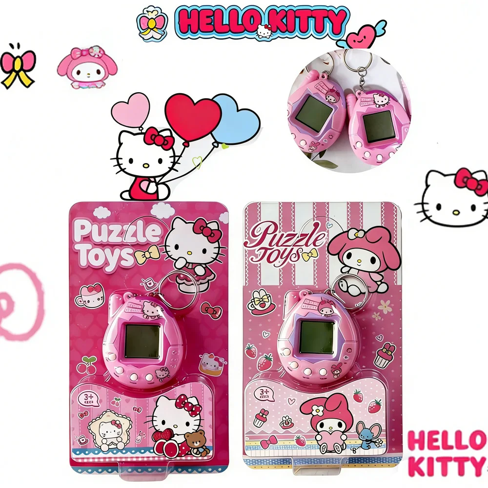 

Брелок-подвеска Hello Kitty My Melody, милый винтажный шарм, аксессуары для украшения, электронные игрушки, подарки на день рождения
