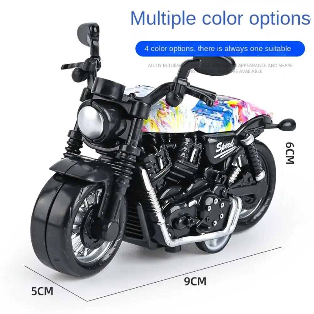 Pull Back Car Pullback Motorcycle Model Mini Simulation Simulation Locomotive Model Alloy Locomotive Simulation Motorbike Boys