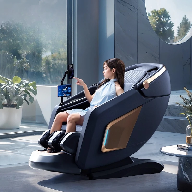 

Big hood blackout massage chair home full body automatic space capsule intelligent multi-function luxury
