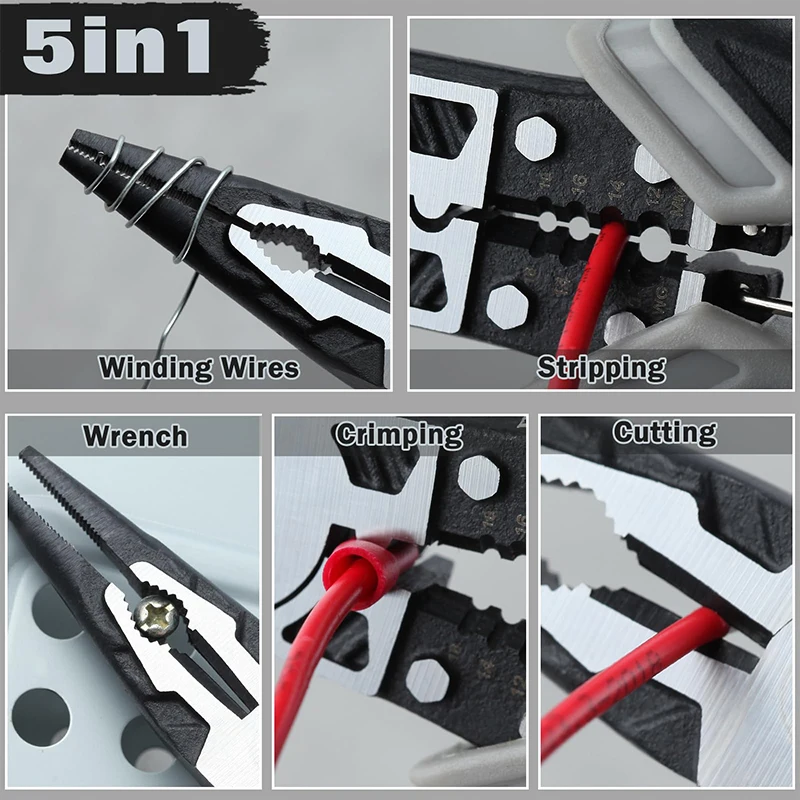 Universal multifunctional diagonal pliers needle nose pliers hardware tools universal wire pliers electrician wire pliers