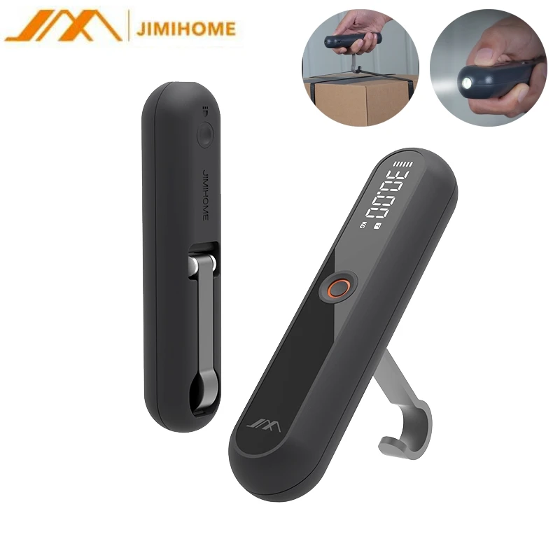 Youpin JIMI مقياس محمول مصباح يدوي صغير شاشة ديجيتال نوع-C قابلة للشحن 30 كجم قياس الوزن موازين الأمتعة الكهربائية