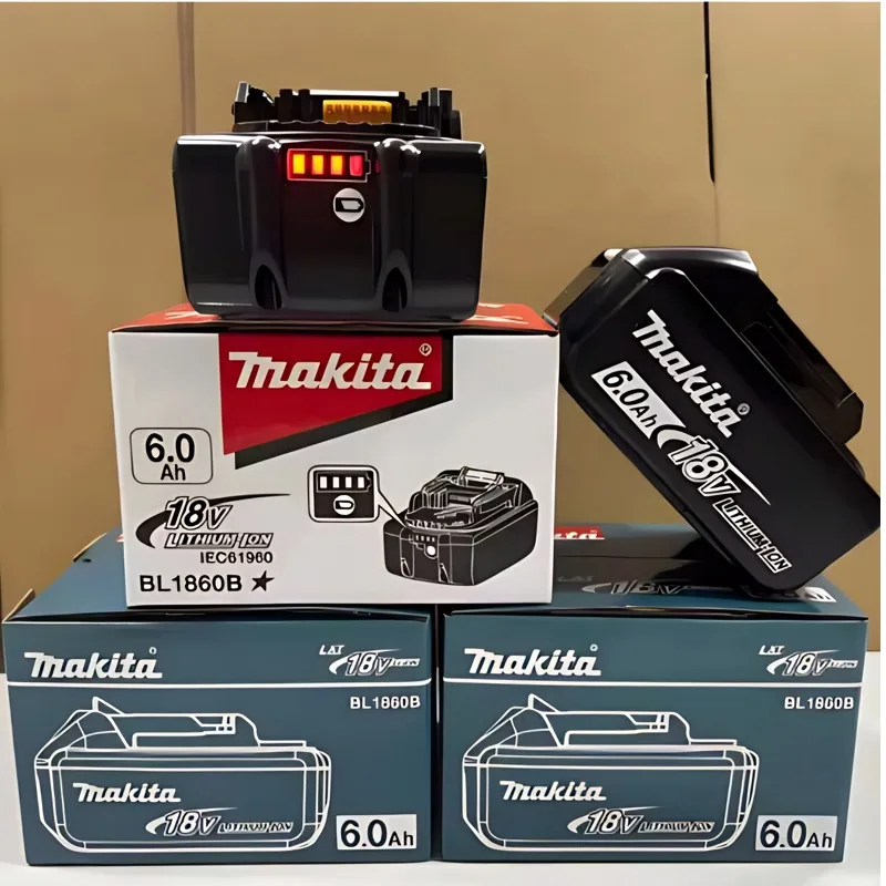 

New Original Makita 6Ah/5Ah/3Ah for Makita 18V Battery BL1830B BL1850B BL1850 BL1840 BL1860 BL1815 Replacement Lithium Battery