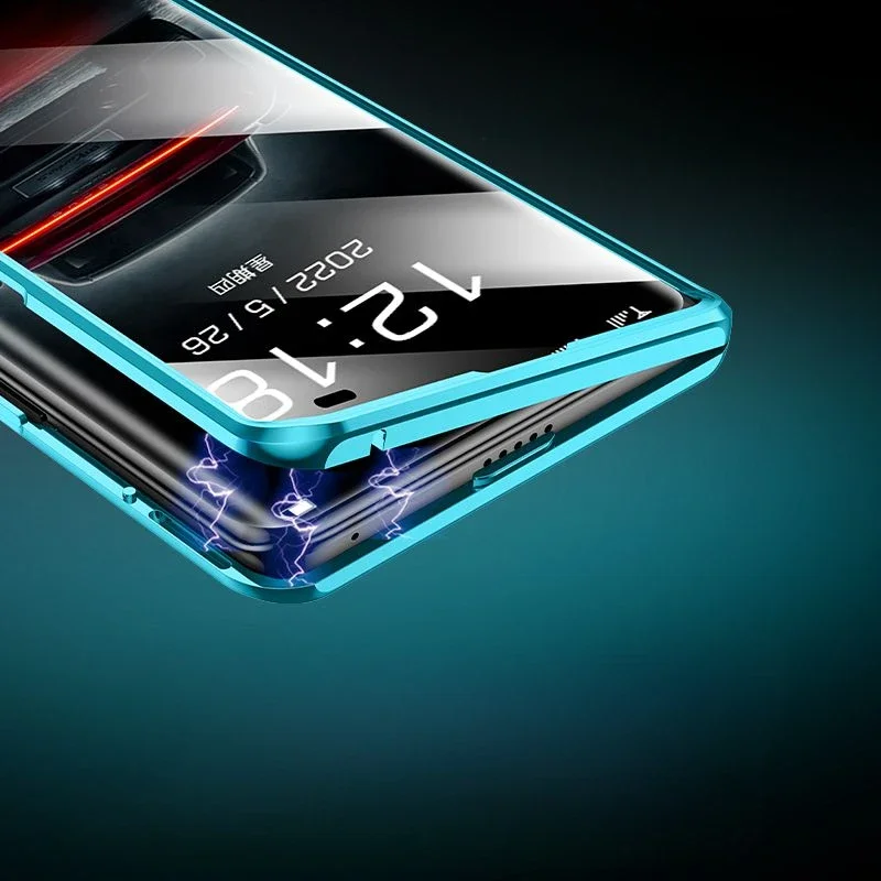Magnetic Glass Case For Huawei Nova 10 Pro SE 360ยฐ Full Protection Protective Back Cover For Nova10 10Pro Leather Shell