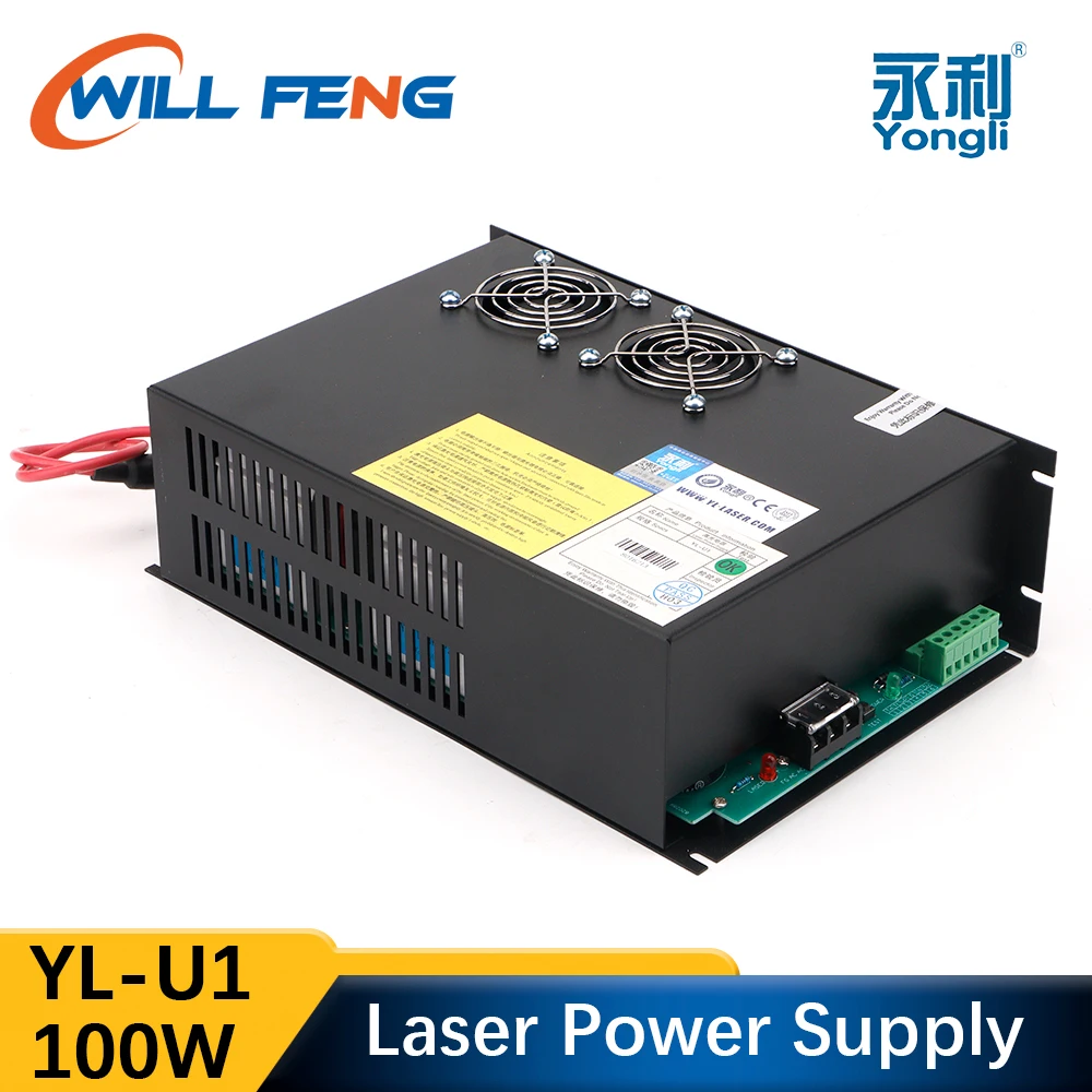 Will Feng YongLi YL-U1 80W 100W Co2 Laser Power Supply Source For A2s/A4s R3/R5 H2/H4 Laser Tube And Cutting Engraving Machine