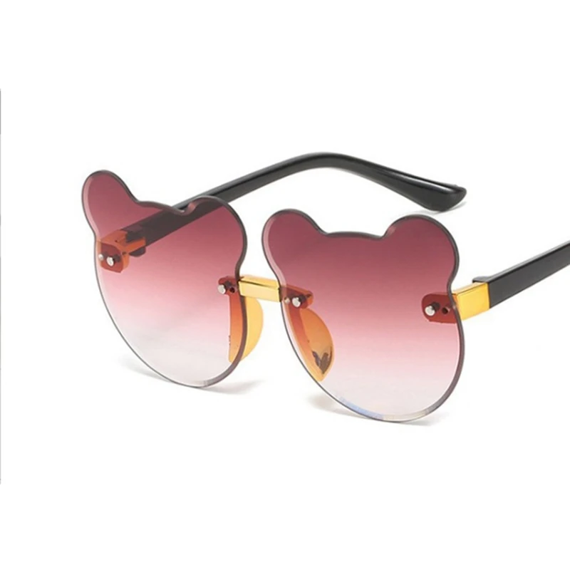 New Popular Children's Cat Ear Sunshade Sunglasses Children's Trendy Fashion Anti-UV Sunglasses