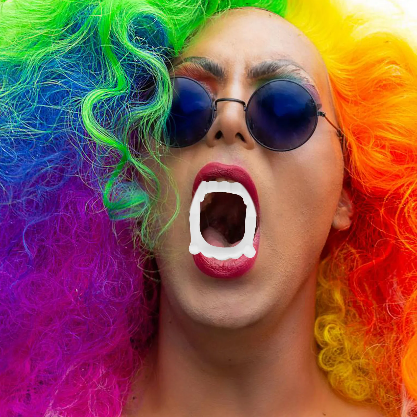 

10pcs Vampire Props Fangs For Cosplay Plastic Teeth Reusable Cosplay Halloween Party Props Fangs Teeth Plastic Toys
