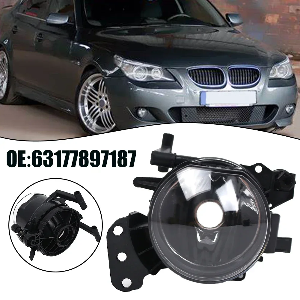 Front Fog Lights Lamp Housing Lens Clear Car Fog Light Assembly Without Bulbs For BMW E60 525i 528i 530i 535i 545i 550i M5