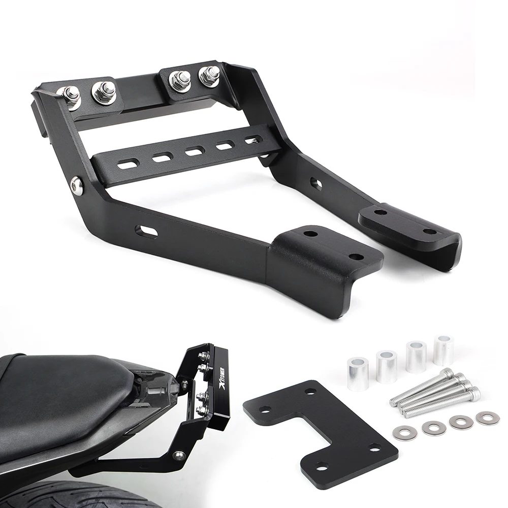 Motorcycle Scrape Bar Rear Stunt Parts Black Steel For Yamaha FZ-07 MT-07 2014 2015 2016 2017 2018 2019 2020 2021 2022 2023 2024