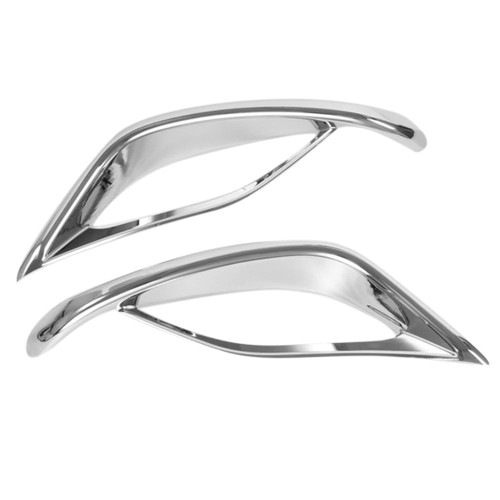 

For Toyota Highlander 2020 2021 ABS Silver Rear Fog Light Lamp Cover Trim Foglight Bezel Decoration Frame