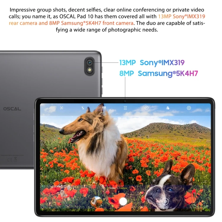 NIEUWE AANKOMST Blackview OSCAL Pad 10 WiFi Tablet 8 GB + 128 GB Tablet 10.1 Inch 4G Android Tablet PC