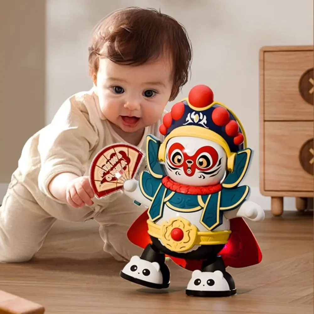 Sichuan Opera Sichuan Face Changing Doll Traditional Electric Automatic Face Changing Toy Mini 4 Facial Face Changing Panda Doll