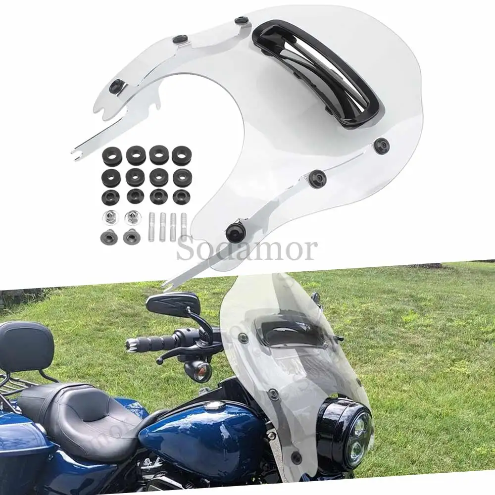 

Для Harley Road King Special FLHRXS 2021-2025 аксессуары для мотоциклов лобовое стекло/лобовые стекла/дефлекторы ветра акриловый прозрачный комплект