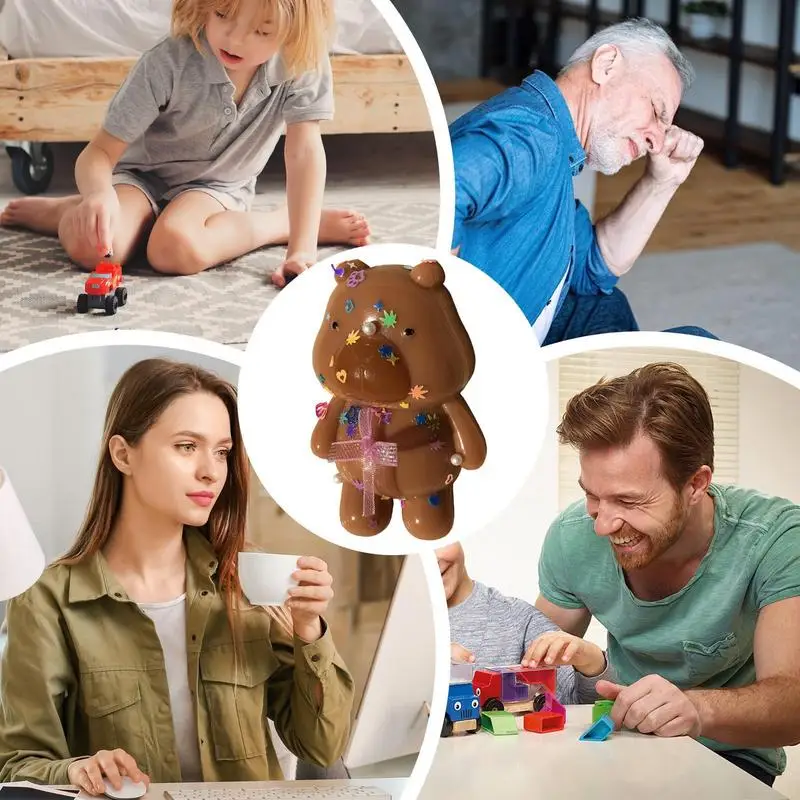 Jouet Squeeze Animal Fidget pour Enfants et Adultes, Jouet Sensoriel Souligné, Haute Résilence, Rebond, Nouveauté, Mignon, Capybara